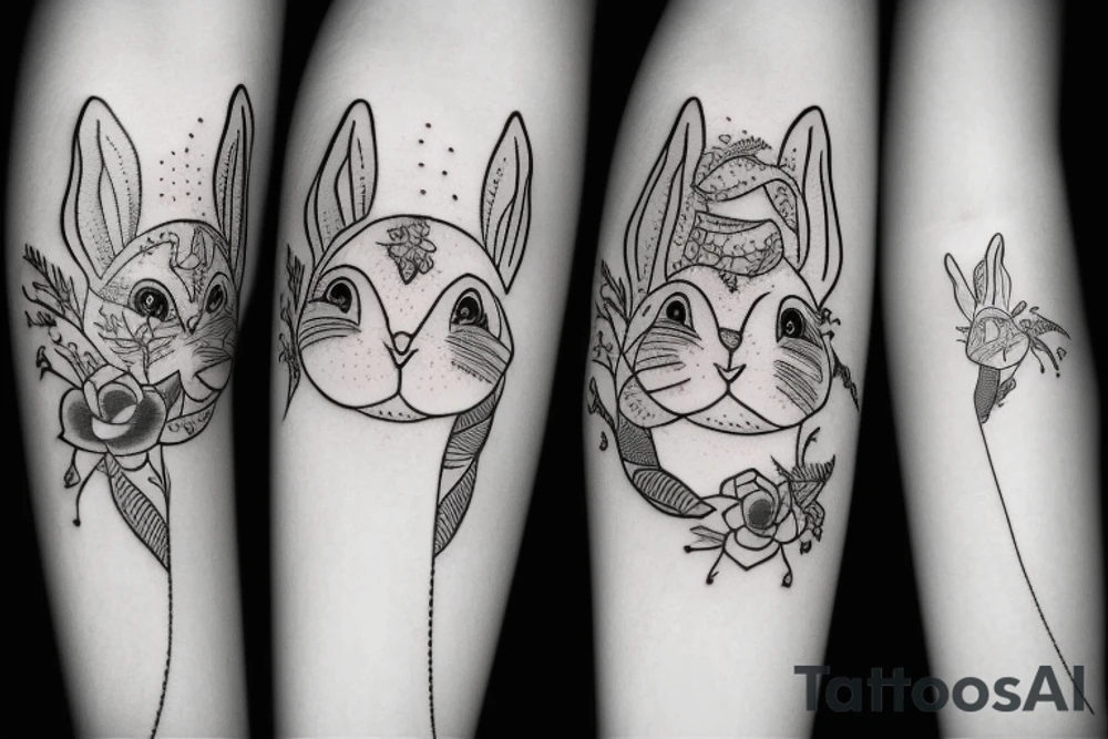 Bunny tattoo idea