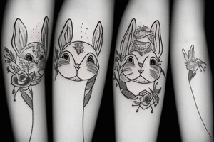Bunny tattoo idea