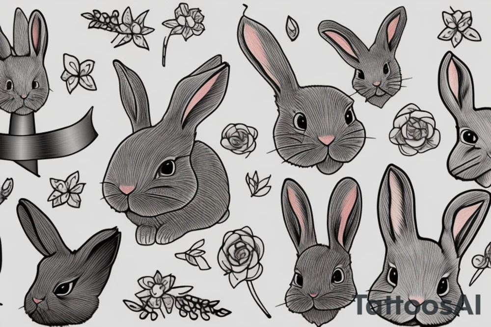 Rabbit tattoo idea