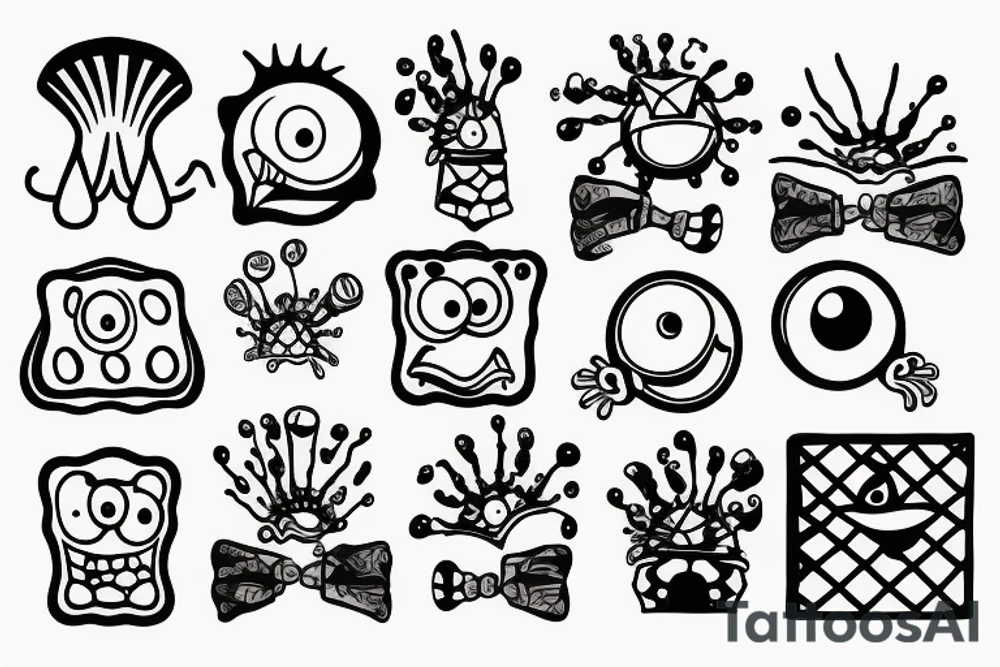 SpongeBob tattoo idea