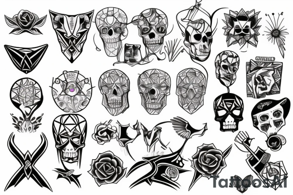 Necromancy tattoo idea