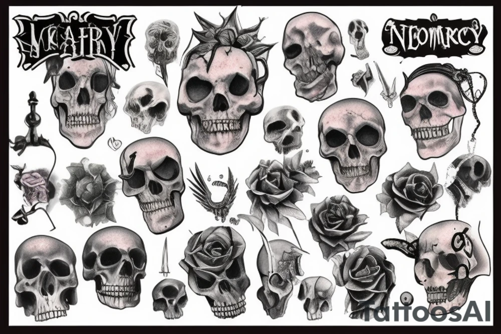 Necromancy tattoo idea
