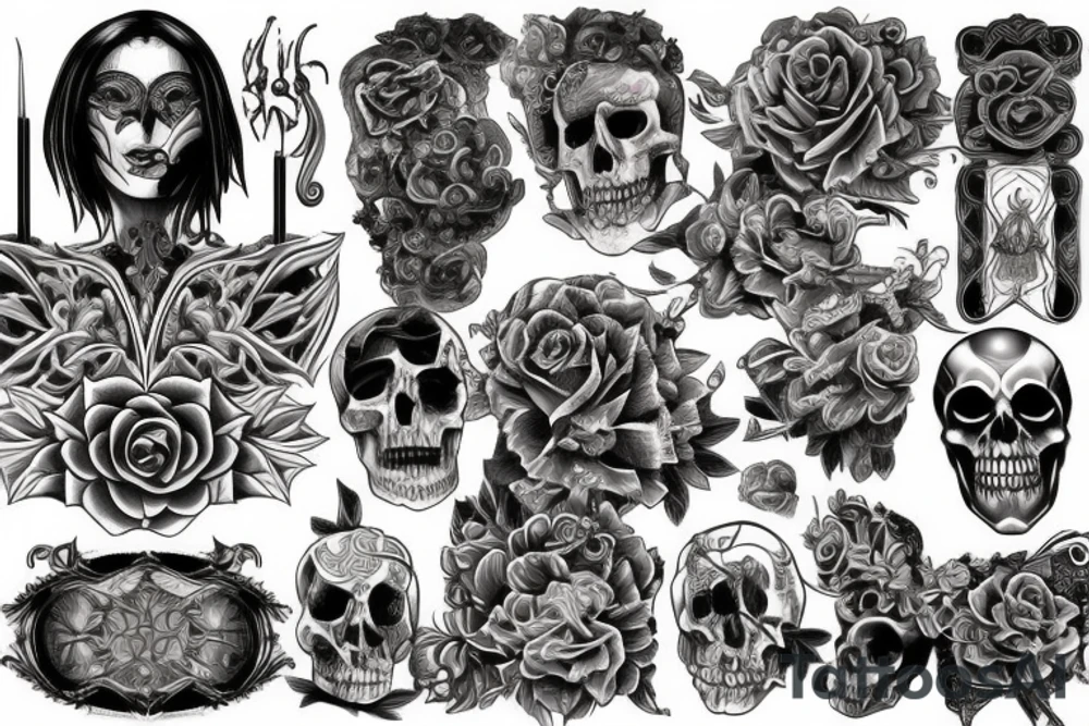 Necromancy Regal Stoic Vivid tattoo idea