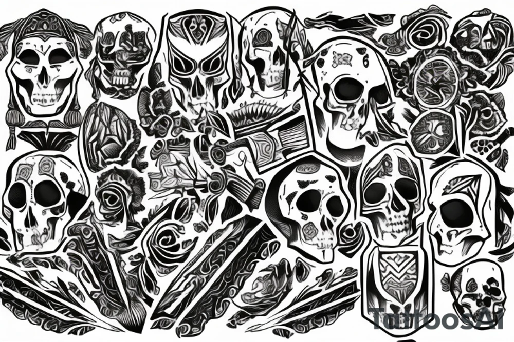 Necromancy Regal Stoic Vivid tattoo idea