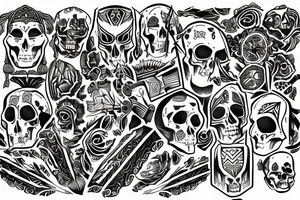 Necromancy Regal Stoic Vivid tattoo idea