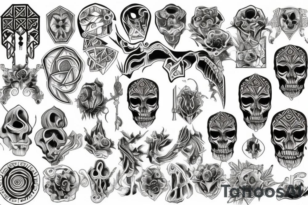 Necromancy Regal Stoic Vivid tattoo idea