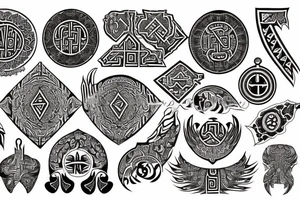 Necromancy Stoic Vivid Pattern Runic
Ornate tattoo idea