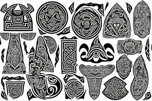 Necromancy Stoic Vivid Pattern Runic
Ornate tattoo idea