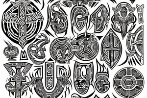 Necromancy Stoic Vivid Pattern Runic
Ornate tattoo idea