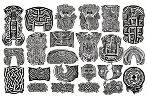 Necromancy Stoic Vivid Pattern Runic
Ornate tattoo idea