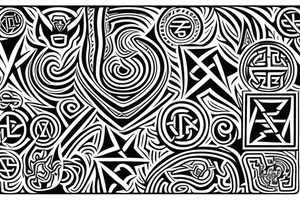 Necromancy Stoic Vivid Pattern Runic
Ornate tattoo idea