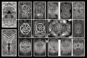 Necromancy Stoic Vivid Pattern Runic
Ornate tattoo idea