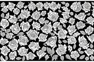Chains Flower Mural Vivid Intricate Roses tattoo idea