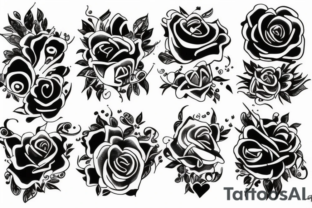 Making love tattoo idea