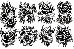 Making love tattoo idea