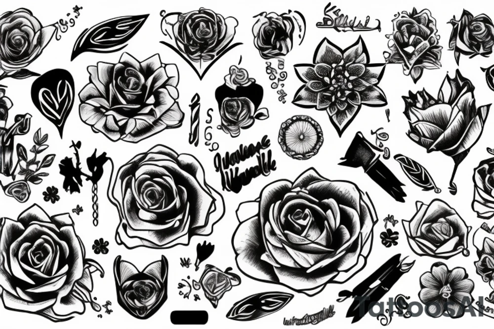Making love tattoo idea