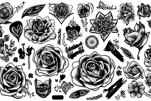 Making love tattoo idea