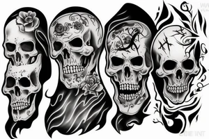 tattoo of grim reaper tattoo idea