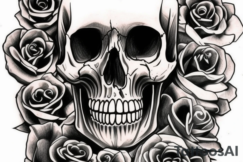 skull tattoo tattoo idea