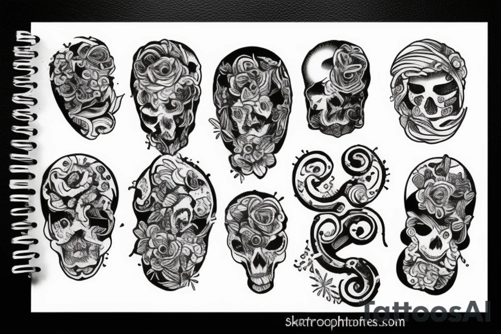 Stitching loose threads over the soul tattoo idea