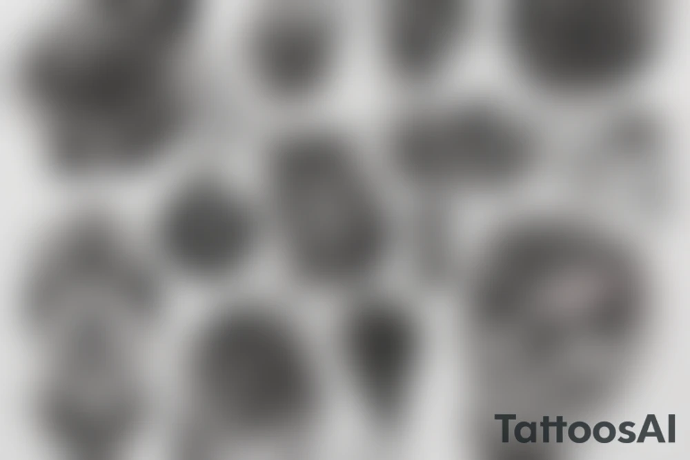 Stitching loose threads over the soul tattoo idea
