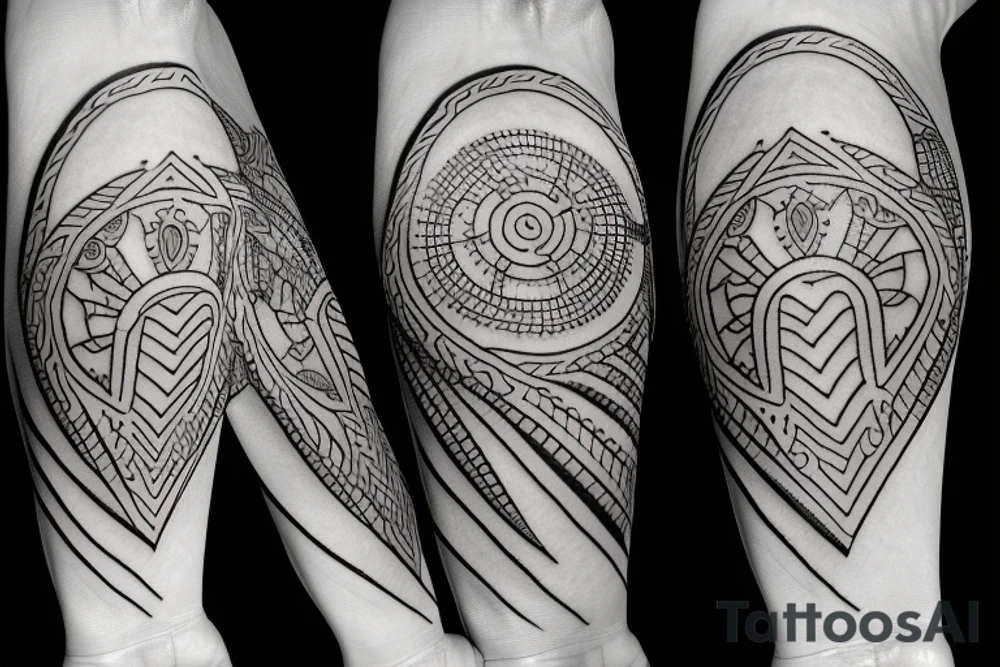 Stitching loose threads over the soul tattoo idea