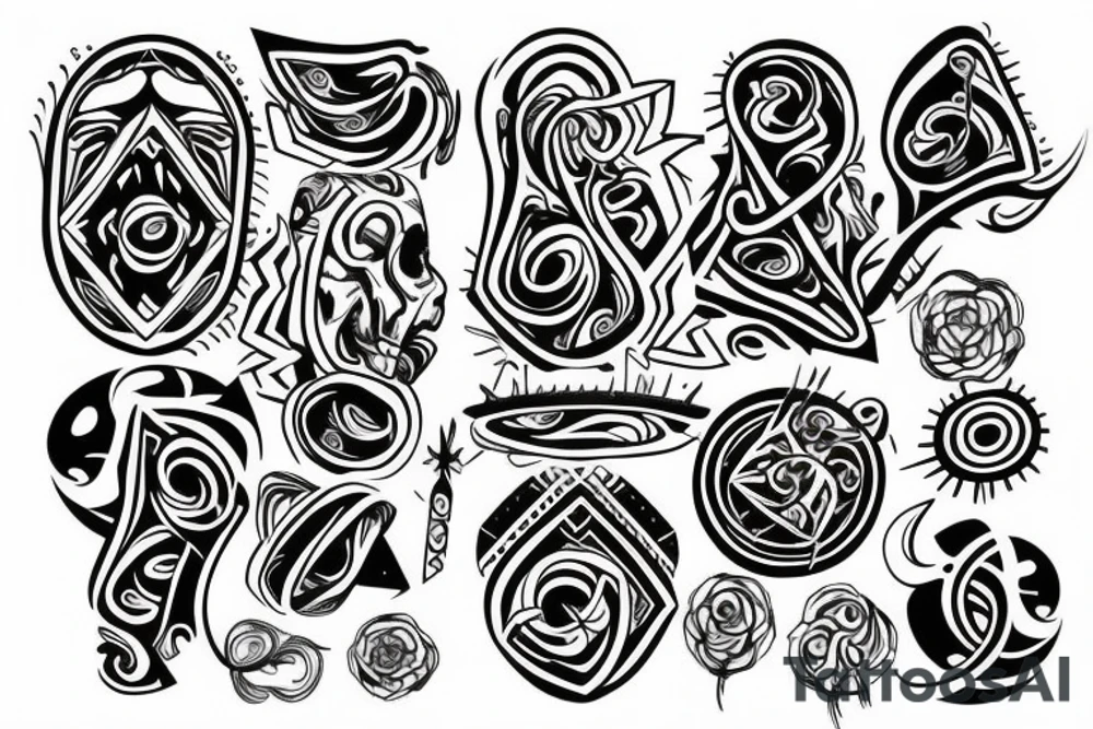 Stitching loose threads over the soul tattoo idea