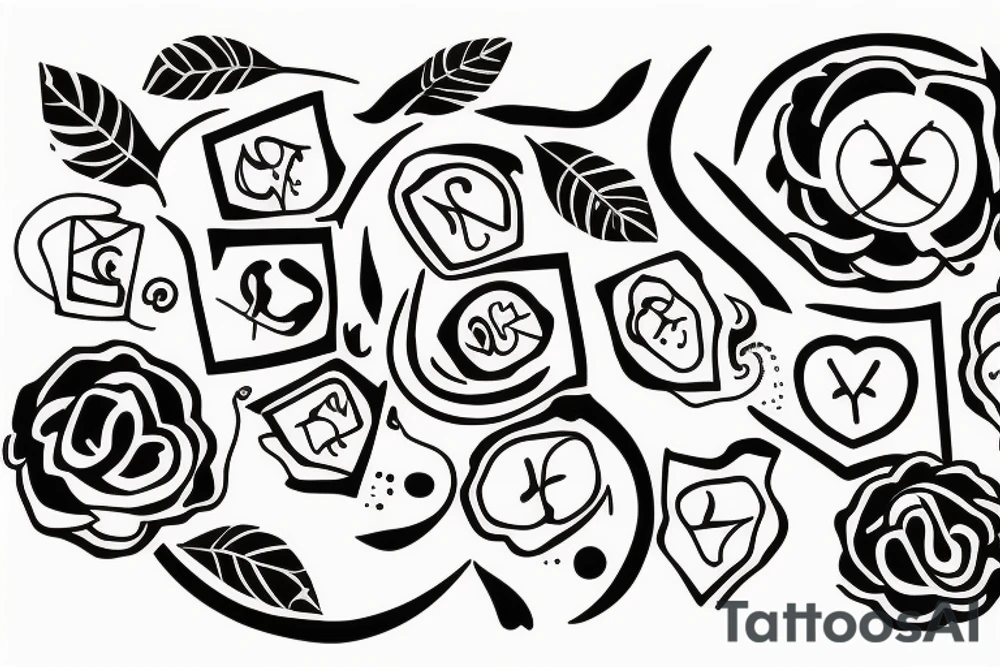 Stitching loose threads over the soul tattoo idea
