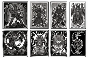 Norse mythology and the Heimdallr versus Loki duel tattoo idea