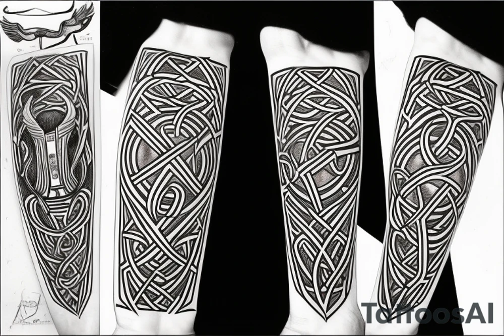 Norse mythology and the Heimdallr versus Loki duel tattoo idea