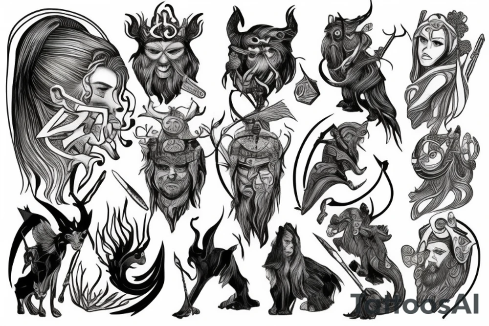 Norse mythology tattoo idea