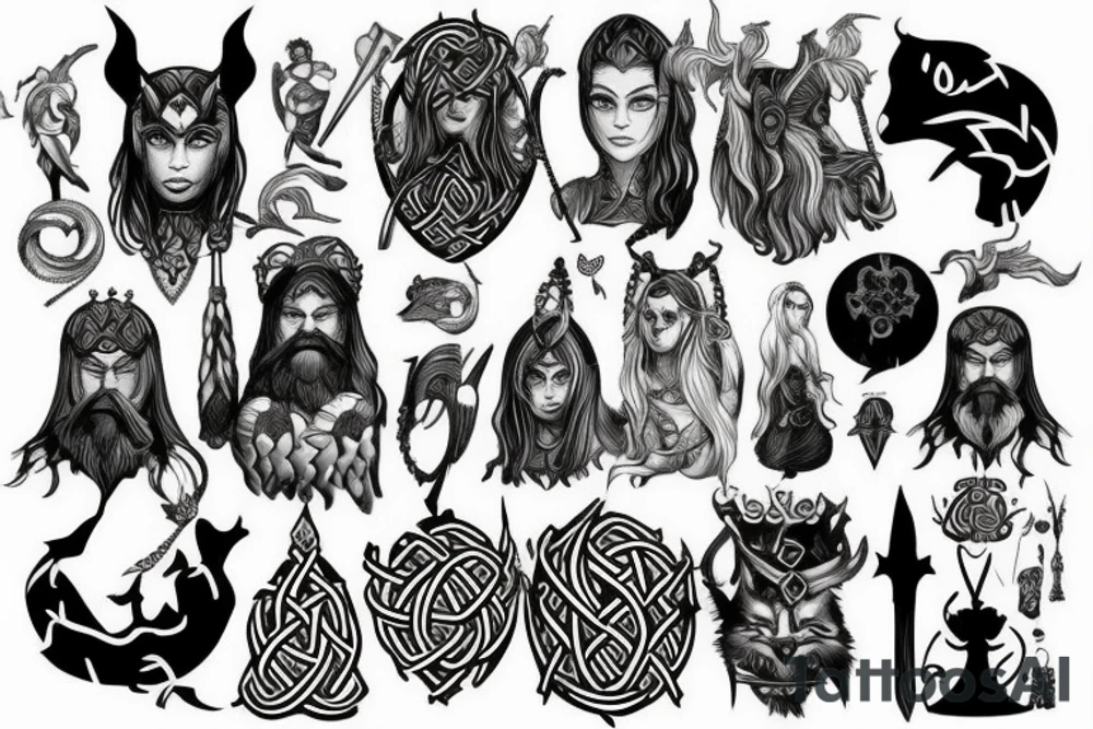 Norse mythology tattoo idea