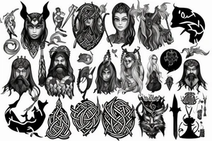 Norse mythology tattoo idea