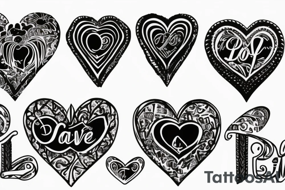 Philadelphia love sign tattoo idea