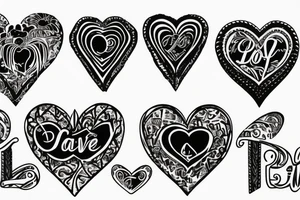 Philadelphia love sign tattoo idea