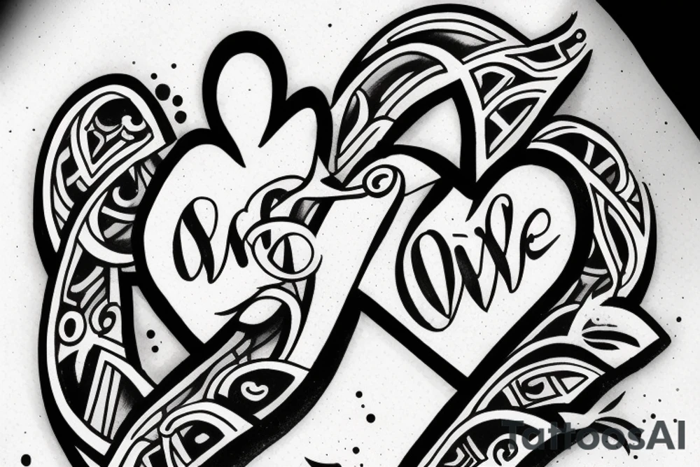 Philadelphia love sign tattoo idea