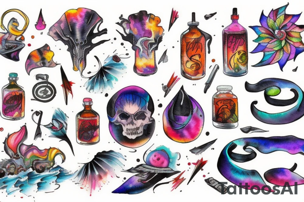 Tornado tattoo idea