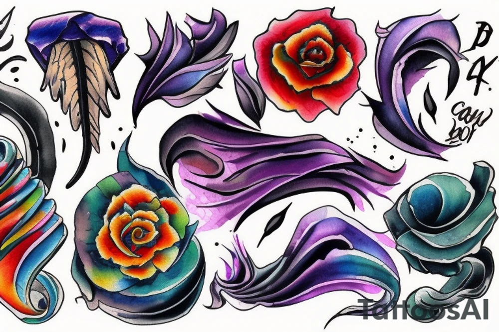 Tornado tattoo idea