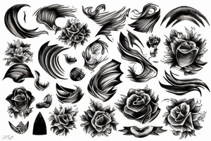 Tornado shape tattoo idea