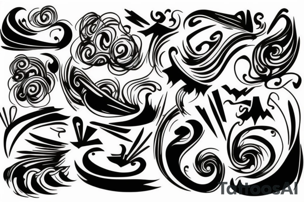 Tornado tattoo idea