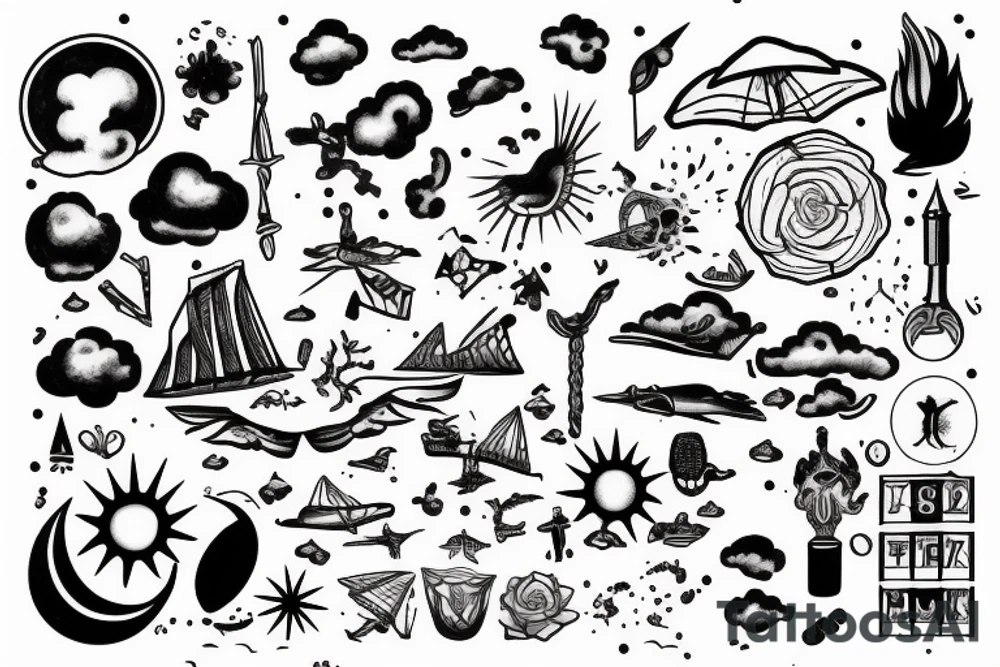 weather tattoo idea