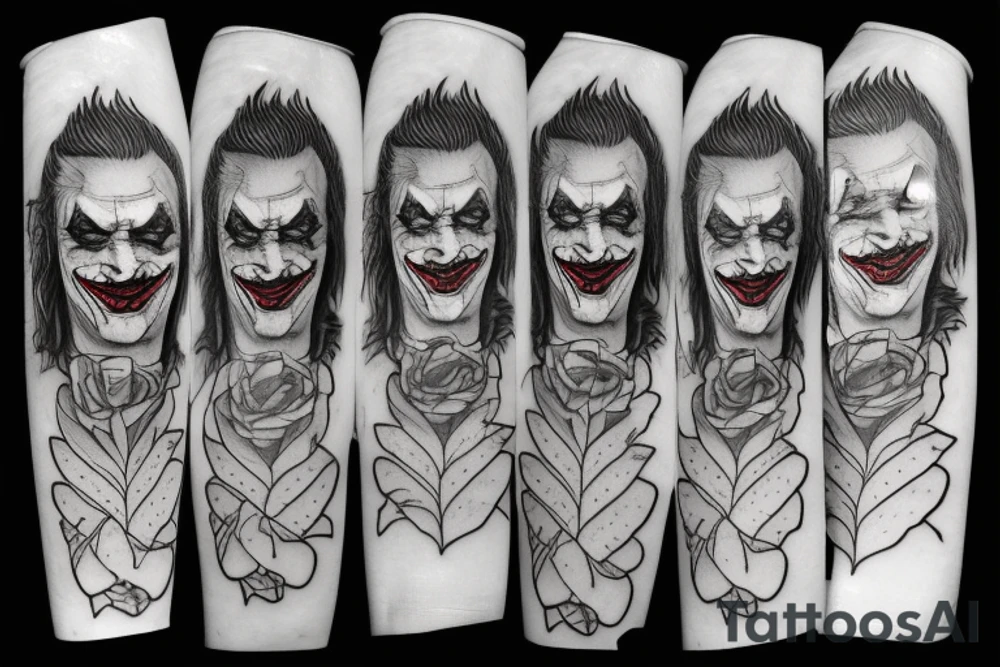 The joker tattoo idea