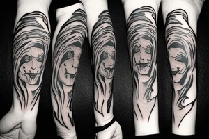 The joker tattoo idea