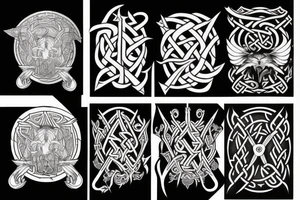 norse pegan odinn tattoo idea