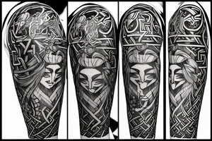 norse pegan odin tattoo idea