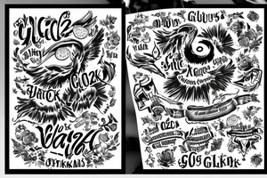 Only the word Glückwärts, add the date 28.11.2022 tattoo idea