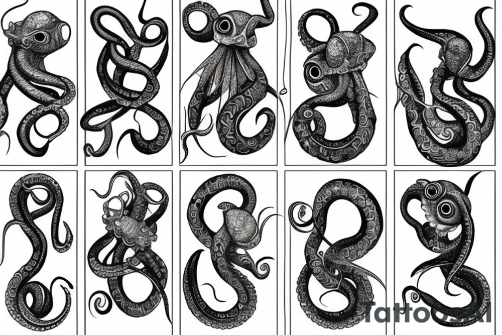 Shoulder Octopus tattoo idea