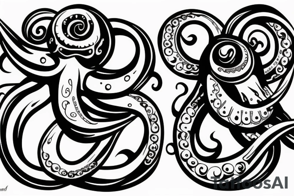 Shoulder Octopus tattoo idea