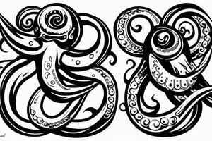 Shoulder Octopus tattoo idea
