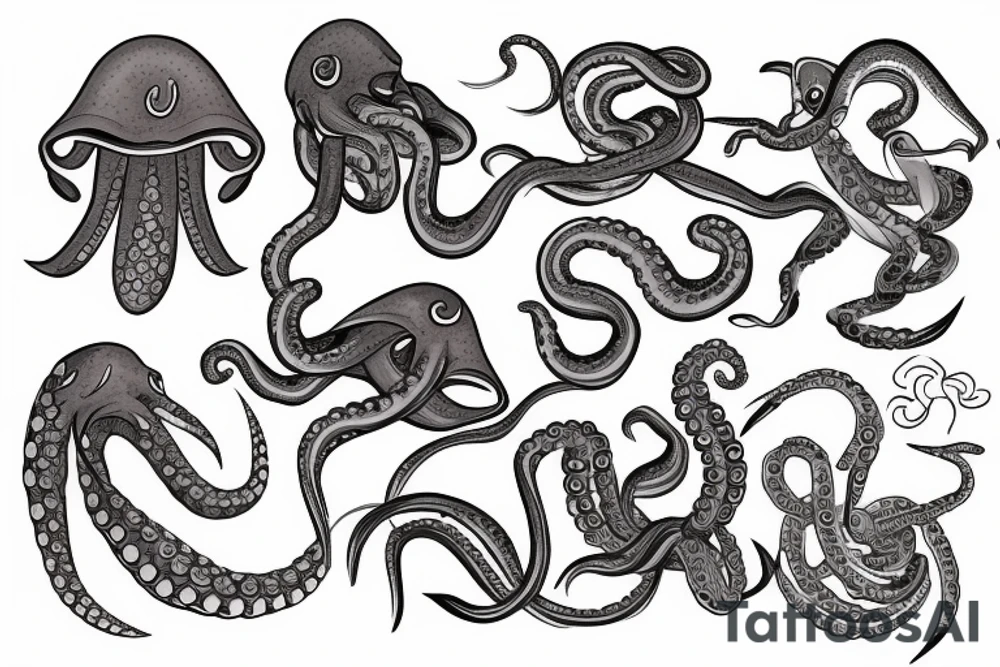 Shoulder Octopus tattoo idea
